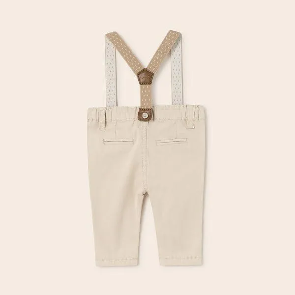 TROUSERS WITH SUSPENDERS FOR BABY BOYS