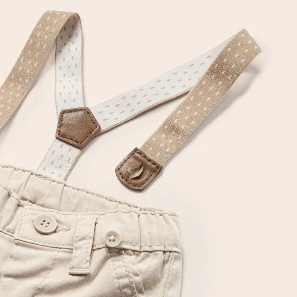 TROUSERS WITH SUSPENDERS FOR BABY BOYS