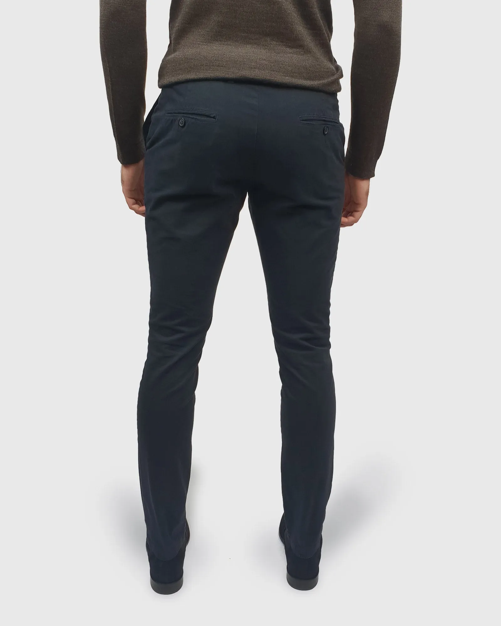 VINCENT & FRANKS S197558GD NAVY STRETCH CHINOS