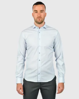 VINCENT & FRANKS S21CH0176 BLUE PRINT SLIM SC SHIRT