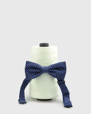 VINCENT & FRANKS SS21-14 NAVY MINI CHECK BOW