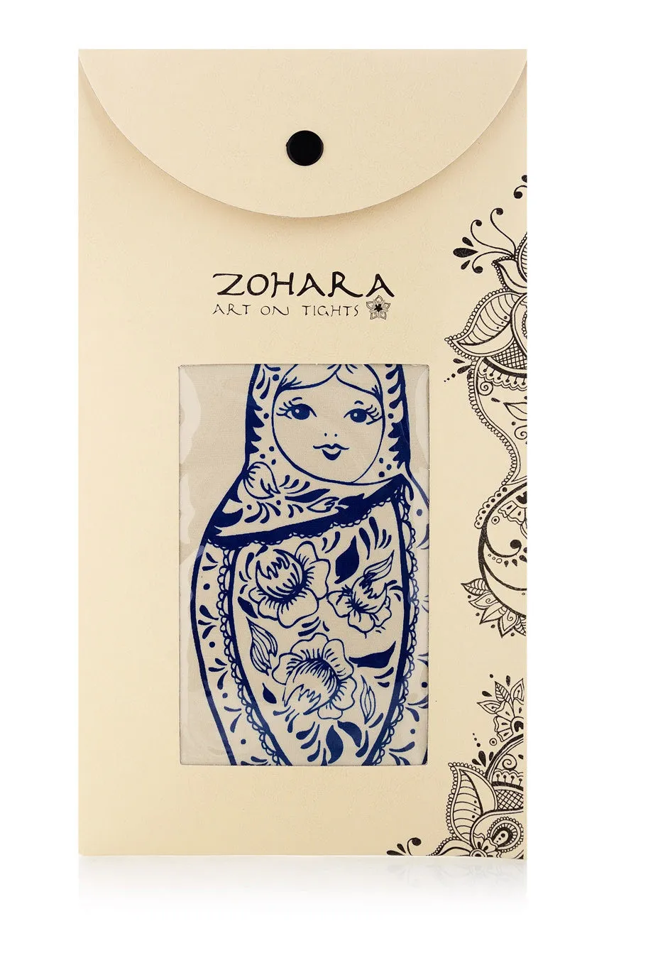 ZOHARA BABUSHKA Off-White Tights